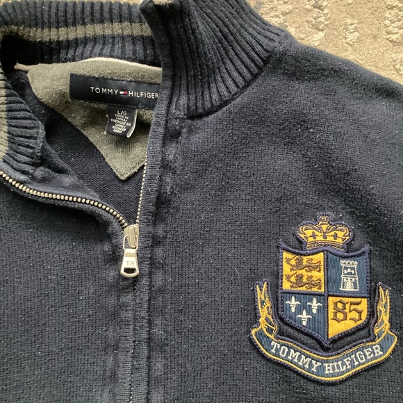 Women’s Tommy Hilfiger Zip Up Sweater Size L - Picture 2 of 3